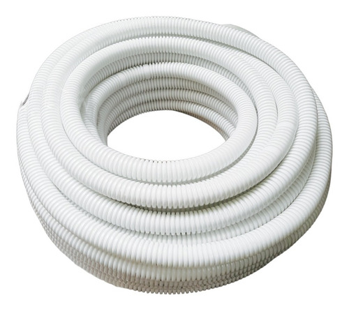 Caño Corrugado 22mm 7/8 Liviano Pvc  X25mts