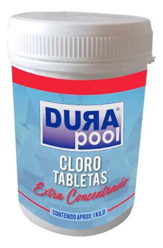 Cloro Piscina Granulado 1kg Pote Dura Pool