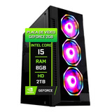 Pc Gamer Fácil Barato Intel I5 8gb Geforce 2gb Hd 2tb