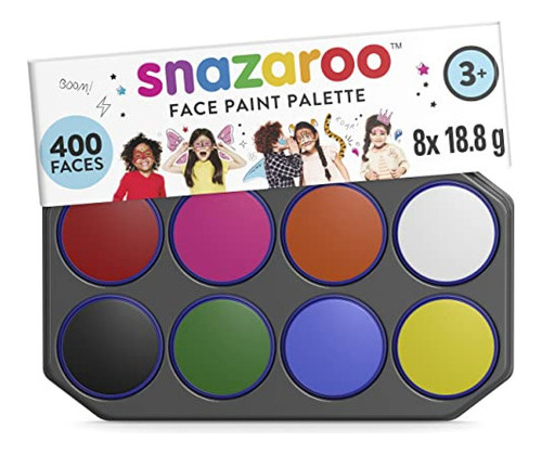 Pintura Facial Snazaroo Face Paint Palette Kit, 0.6 Fl Oz (p