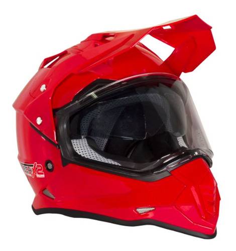 Casco Tipo Cross Enduro Rzr Razer Atv Con Mica Y Lentes Sol