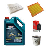 Kit 4 Filtros + 4l Aceite Castrol 5w40 Vw Suran/fox 1.6 Msi