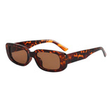 Gafas Lentes De Sol Leopardo Retro Mujer + Estuche Y Paño