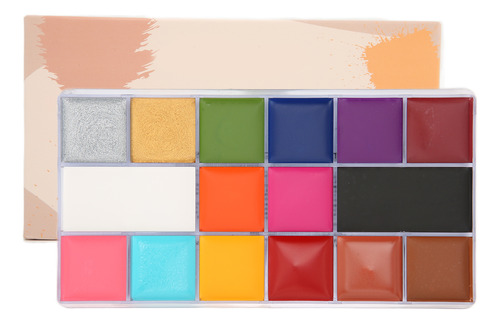 Paleta De Maquillaje Para Rostro Imagic, 16 Colores, Aceite