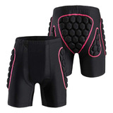 Shorts Com Proteção Quadril Feminino Para Patinação, Esqui