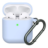 Estuche Forro Funda Silicona Case Para AirPods 1y2 Unicolor 