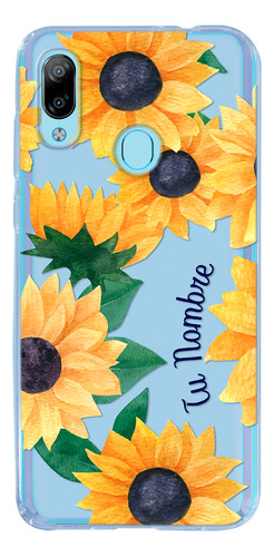 Funda Para Zte Para Mujer Girasoles Con Nombre