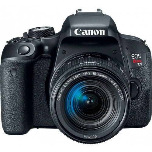 Câmera Canon Eos Rebel T7i + Lente 18-55mm Is Stm