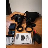 Canon Eos Rebel T7i + 2 Lentes Y Otros