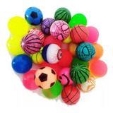 50 Pelota Saltarina Chiclera Loca Juguete Piñata Fiesta Gran