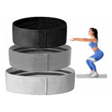 Kit X 3 Bandas Elásticas Ionify Hipbands Gluteos Tela Yoga