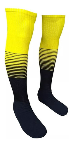 Meião Futebol Pro Degradê Adulto 37-44 Kit 22 Pares + Brinde