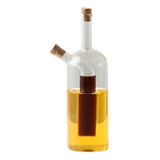 Aceitero De Cristal 2 En 1 Ideal Para Aceite Y Vinagre Mod 1