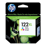 Cartucho Original Hp 122 Xl Color Para Deskjet 3000 3050