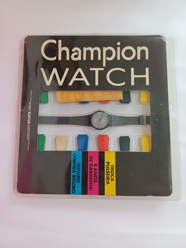 Relógio De Pulso Antigo Usado Champion Watch  ( No Estado)