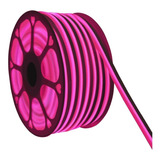 2 Mangueras Led Neon Flex 50m Luz Rosa C/ Regulador Jwj