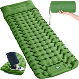 Cama Inflable Individual Para Acampar  Con Almohada