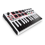 Controlador Midi Akai Mpkmini3 Color Blanco