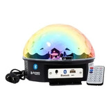 Bola Usb Luces Led Colores Giratoria Y Audio Mp3 Rs Mejía