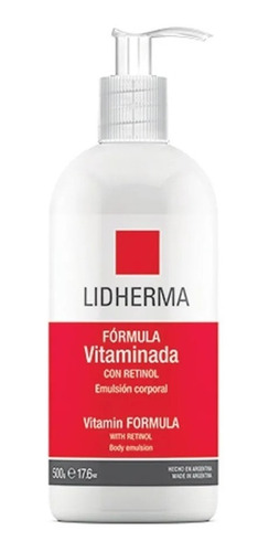Lidherma Vitaminada C/retinol X500 Antiage Hidratante Cuerpo
