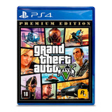 Jogo Grand Theft Auto V - Ps4 Mídia Física - Premium Edition