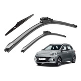 Kit 3 Limpiaparabrisas Para Hyundai Grand I10 2020 2021 2022