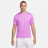 Playera De Running Para Hombre Nike Dri-fit Miler Morado