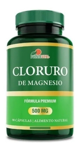 Cloruro De Magnesio Fv 90 Cap 500mg. Fatiga- Articulaciones