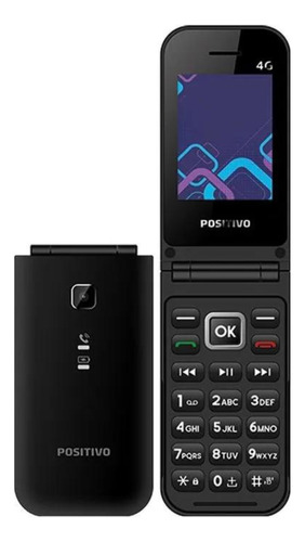 Celular Para Idoso Abre E Fecha Flip Positivo P51 4g 