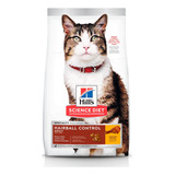 Hill's Science Diet Hairball Control Comida Para Gato Adulto 3.2kg