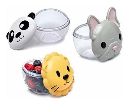 Melii Animal Snack Containers With Lids - Almacenamiento De