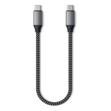 Cabo Usb-c Para Usb-c Para Carregamento 25cm