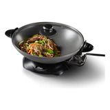 Oster 2124087 Diamondforce Wok Electrico, 4.7 Cuartos, Negro