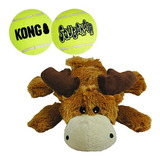 Cozie Marvin The Moose Y 2 Bolas Squeakair - Para Perros