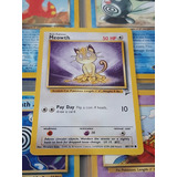 Meowth 80/130,original De Pokemon Tcg,1999-2000