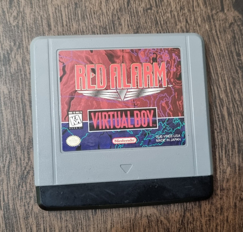 Red Alarm Virtual Boy Nintendo Original.