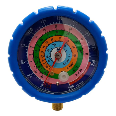 Esfera Manometro Baja R134a \u002F R22 \u002F R404a \u002F R410a Appli Parts Conexion Sae 1\u002F4 De Pulgada, Refrigeracion Aire Acondicionado Reemplazo Universal Herramientas Hvac Apmg-ga3l \u002F Apmg-ga4l | Envío gratis