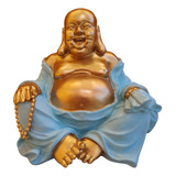 Adorno Figura Decorativa Buda Fortuna Dorado Calypso 21cm