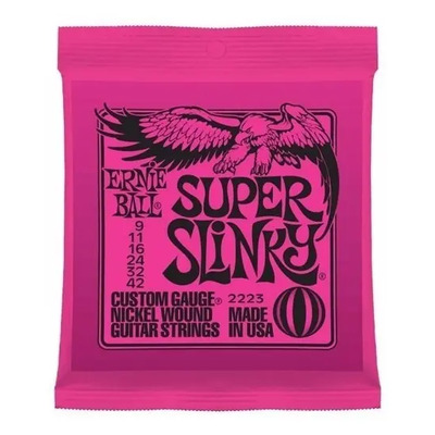 Ernie Ball 2223 Cuerdas Guitarra Electrica 9-42 | MercadoLibre