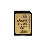 Memoria Sd Hc 64gb Kingston Clase 10 300x Sda10/64gb R90mb/s