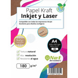 Papel Kraft Láser Y Inkjet  A4 Pack 50 Unidades 180 Gr