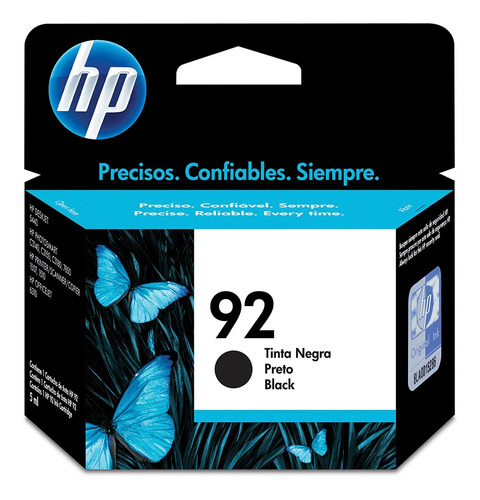 Cartucho Hp Original 92 Negro Tienda Oficial Hp