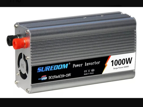 Convertidor De Corriente Auto Para Auto 1000w 12 A 110v