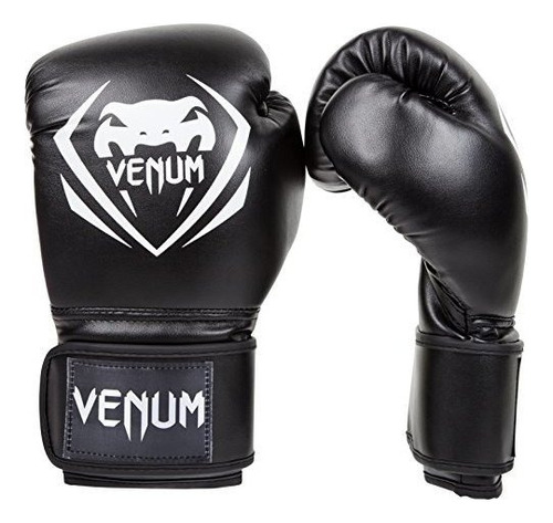 Guantes De Boxeo Venum Contender - Negro / Blanco - 16 Onza