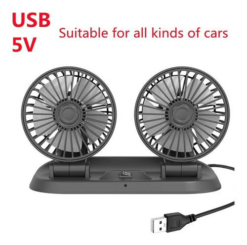 Ventilador Universal De Doble Cabezal Para Camiones Grandes