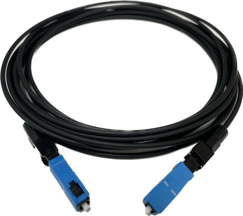 Cable De Fibra Óptica Con Conectores Sc 500 Metros