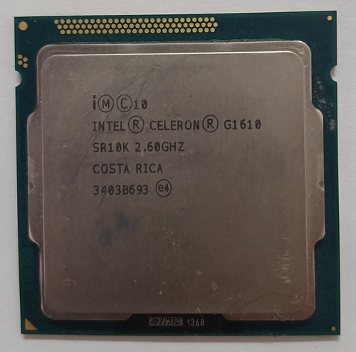 Micro Procesador Intel Celeron G1610 1155 2.60 Ghz