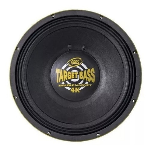 Alto Falante Eros Target Bass 4k 15 Pol. 2000w Rms - Amarelo