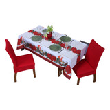 Toalha De Mesa Natalina Oxford 8 Lugares Oferta Exclusiva !!