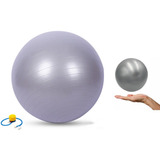 Kit Bola De Pilates Suíça C/ Bomba 75cm + Bola Overball 25cm